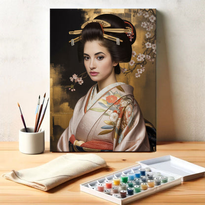 Japan Princess|Custom Paint by Numbers Kit
