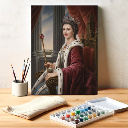 A Majestic Queen|Custom Paint by Numbers Kit