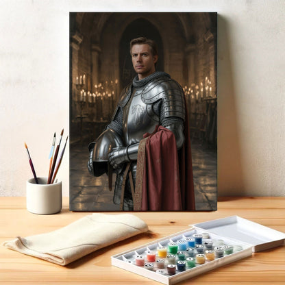 Knight in Armor|Custom Paint by Numbers Kit