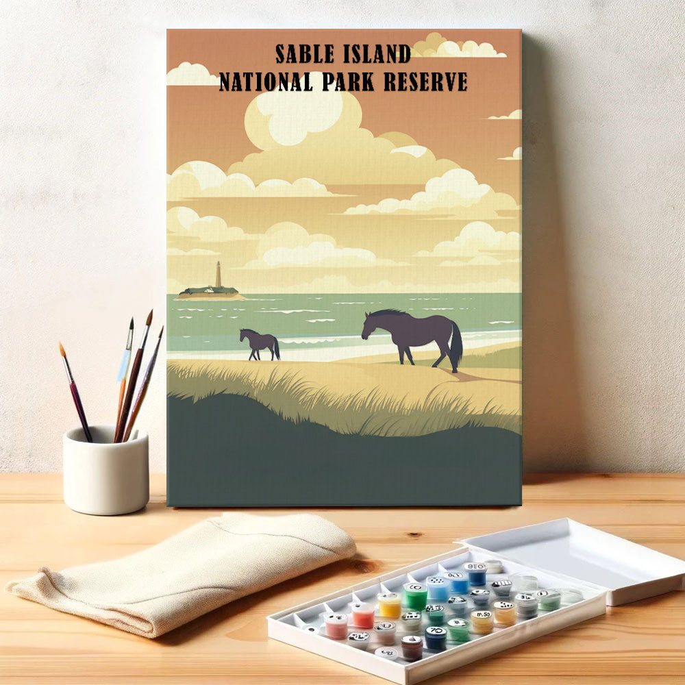 Sable Island National Park Reserve | Paint by Numbers Kit