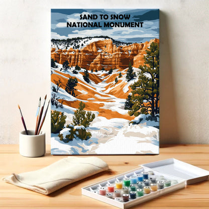 Sand to Snow National Monument | Paint by Numbers Kit