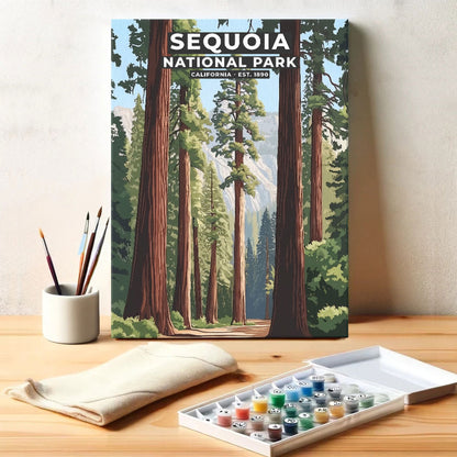 Sequoia National Park Heritage Edition | Paint by Numbers Kit