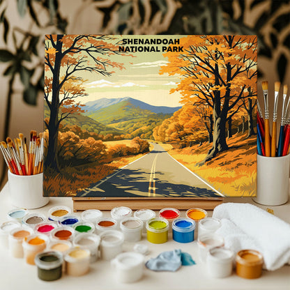 Shenandoah National Park - Landscape | Paint by Numbers Kit