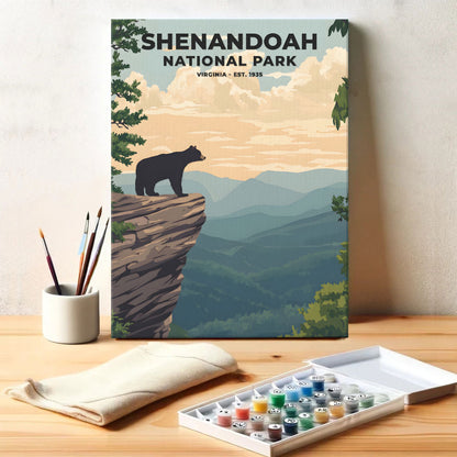 Shenandoah National Park Heritage Edition | Paint by Numbers Kit