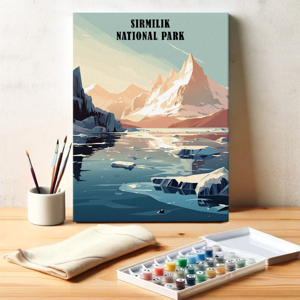 Sirmilik National Park | Paint by Numbers Kit