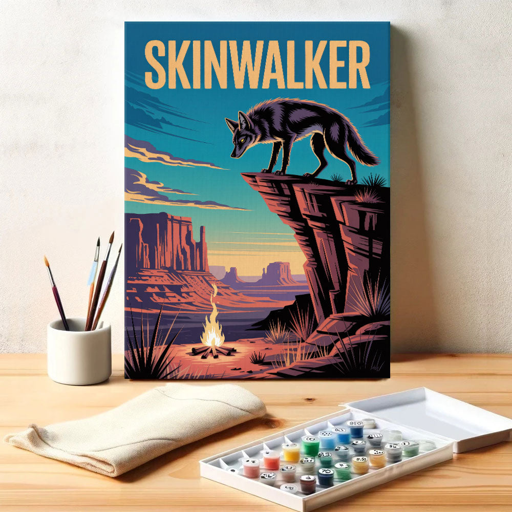 Skinwalker Shifter - American Legends | Paint by Numbers Kit