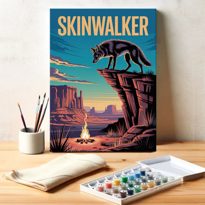 Skinwalker Shifter - American Legends | Paint by Numbers Kit