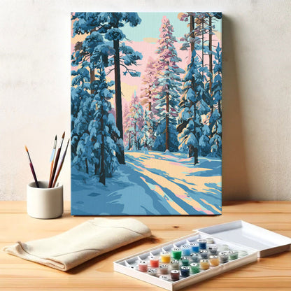 Snowy Path | Paint by Numbers Kit