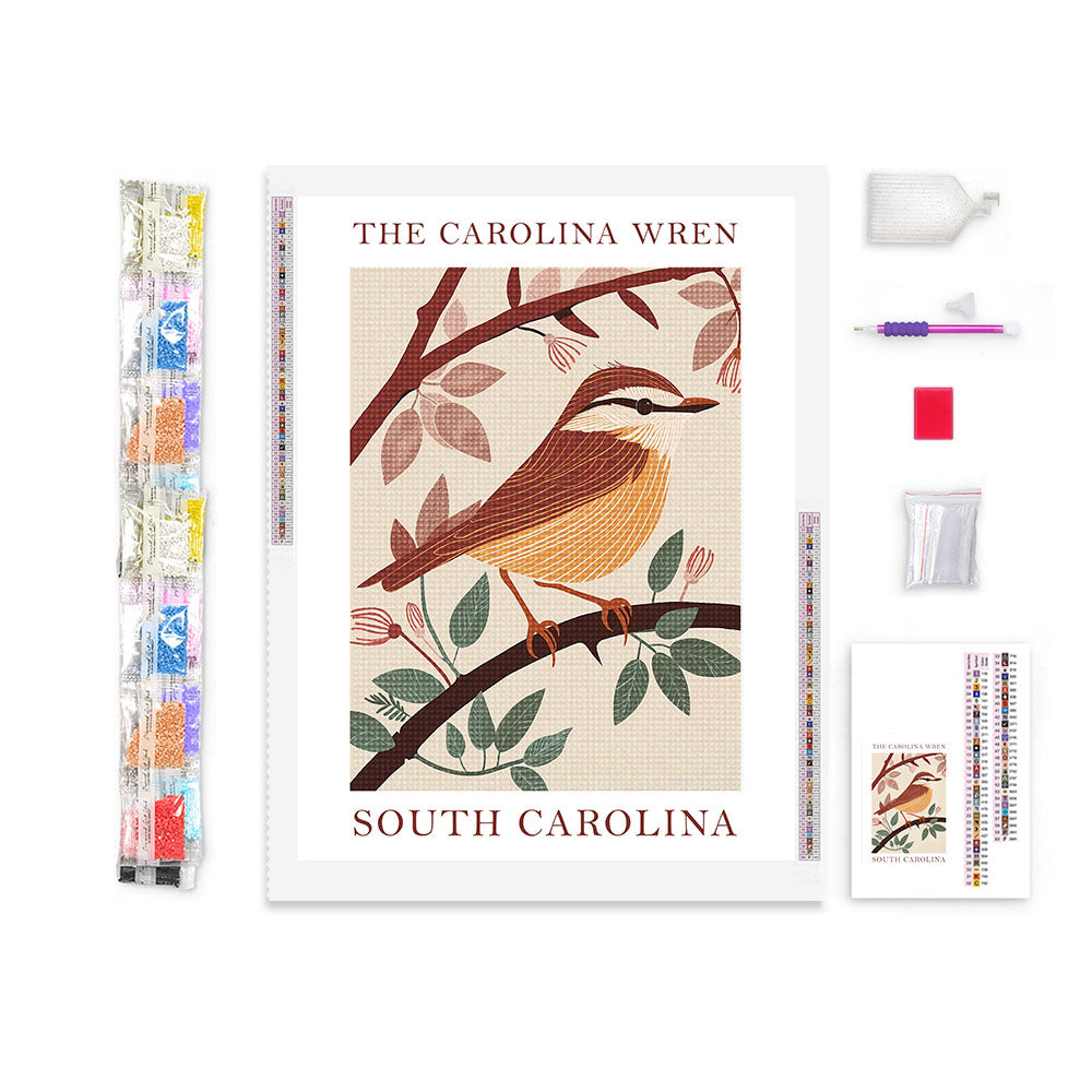 South Carolina State Bird Diamond Painting