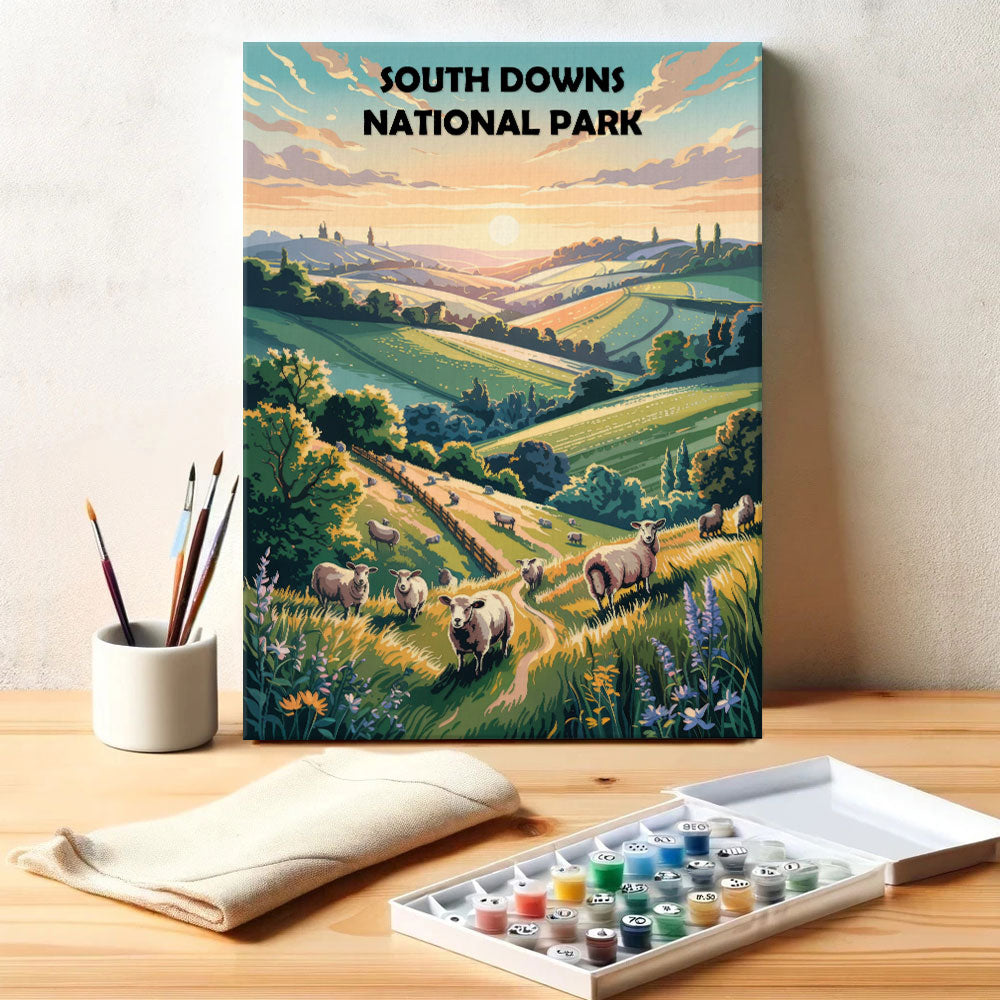 South Downs UK National Park | Paint by Numbers Kit