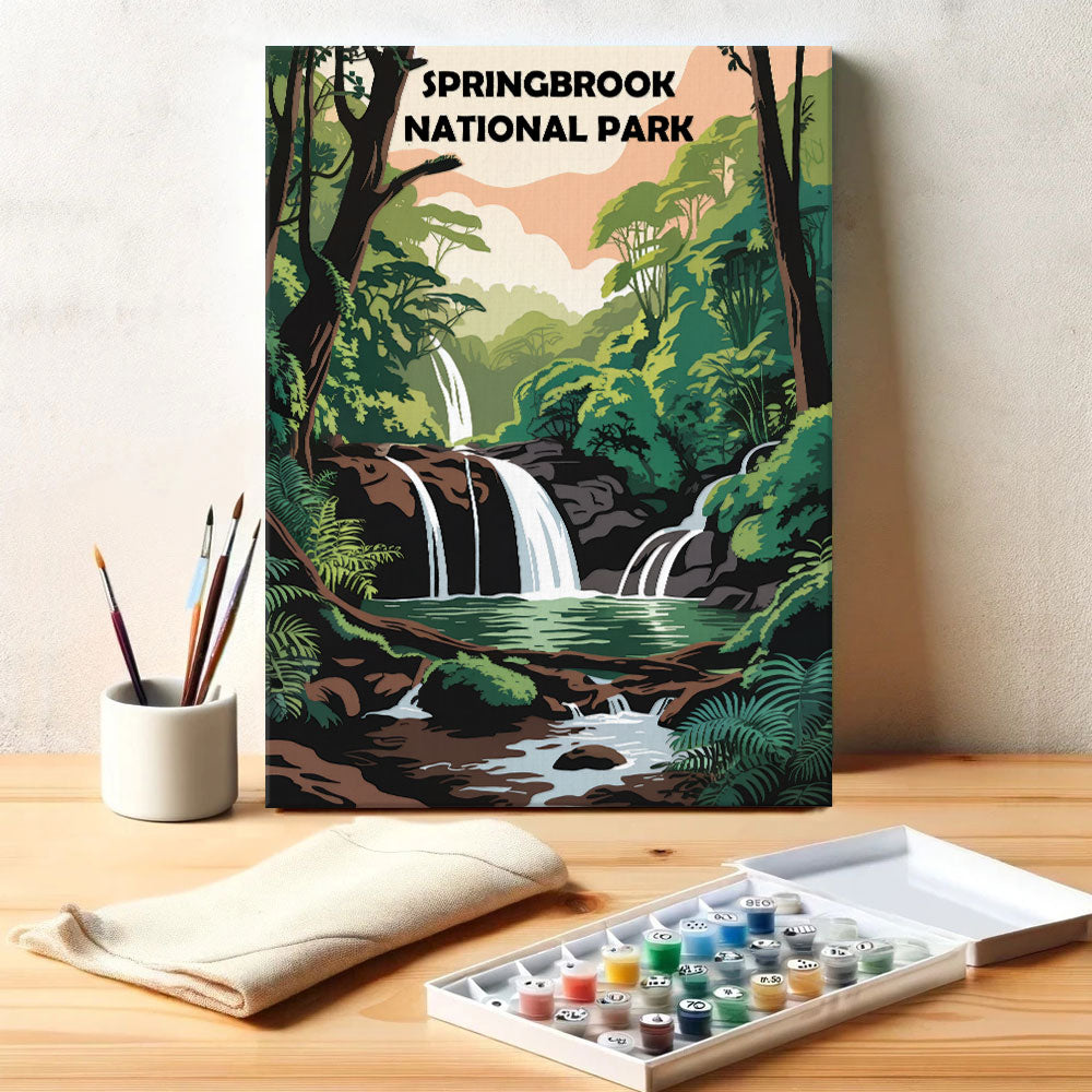 Springbrook AU National Park | Paint by Numbers Kit