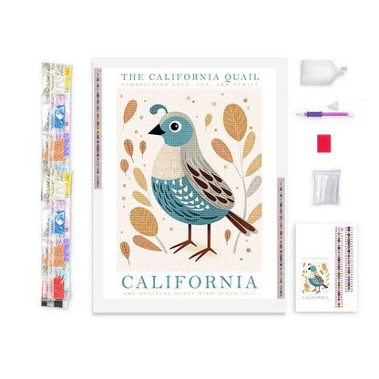 California State Bird Diamond Painting