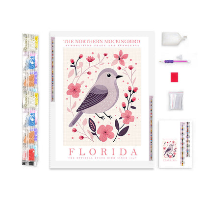 Florida State Bird Diamond Painting