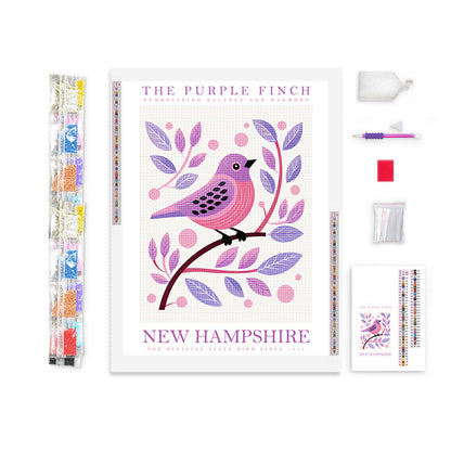 New Hampshire State Bird Diamond Painting