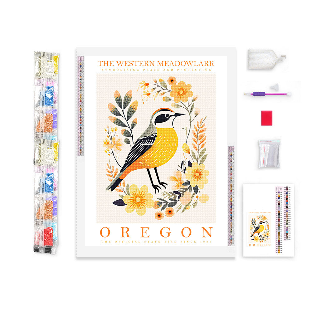 Oregon State Bird Diamond Painting