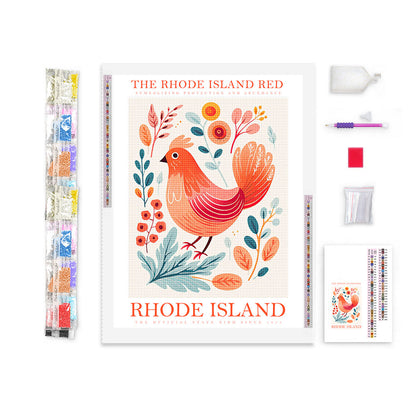 Rhode Island State Bird Diamond Painting