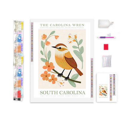 South Carolina State Bird Diamond Painting