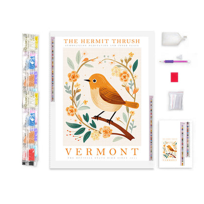 Vermont State Bird Diamond Painting