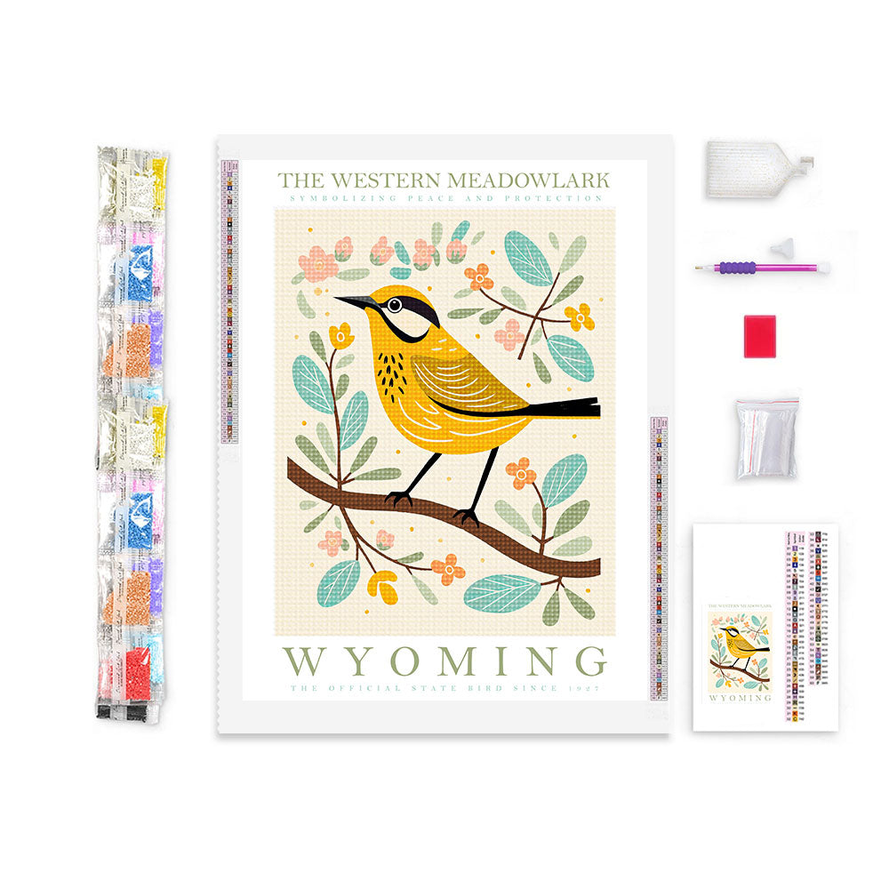 Wyoming State Bird Diamond Painting