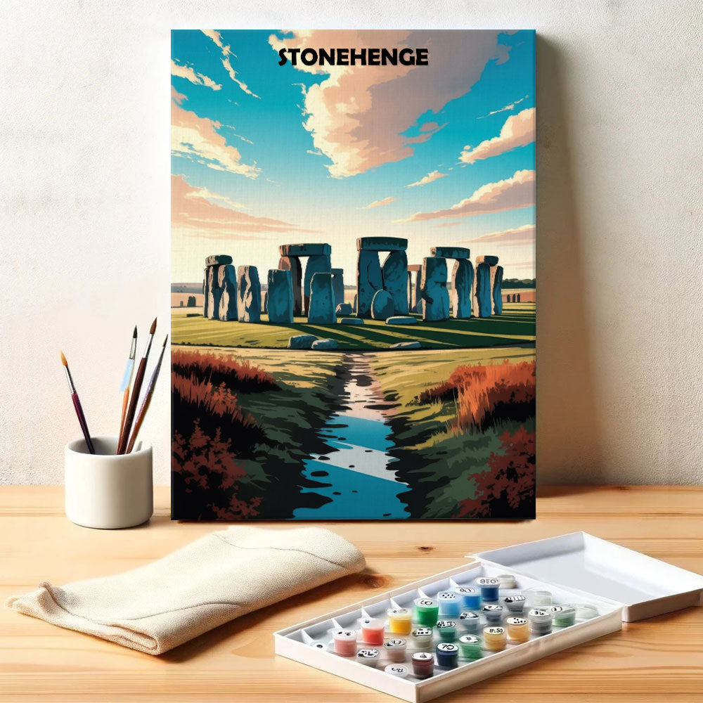 Stonehenge, United Kingdom - World Heritage | Paint by Numbers Kit