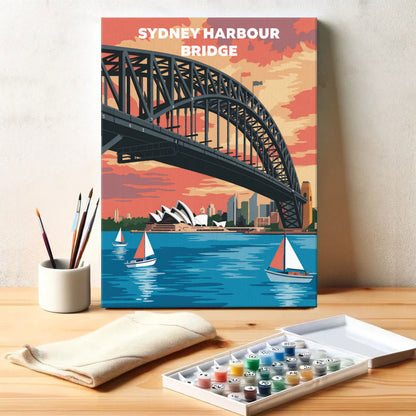 Sydney Harbour Bridge, Australia | Paint by Numbers Kit