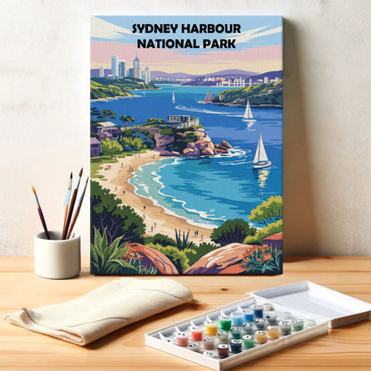 Sydney Harbour AU National Park | Paint by Numbers Kit