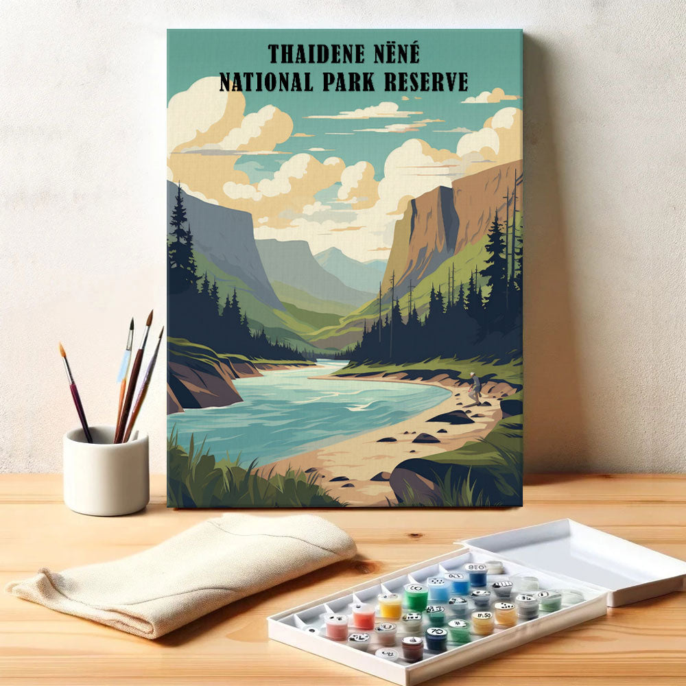 Thaidene Nëné National Park Reserve | Paint by Numbers Kit