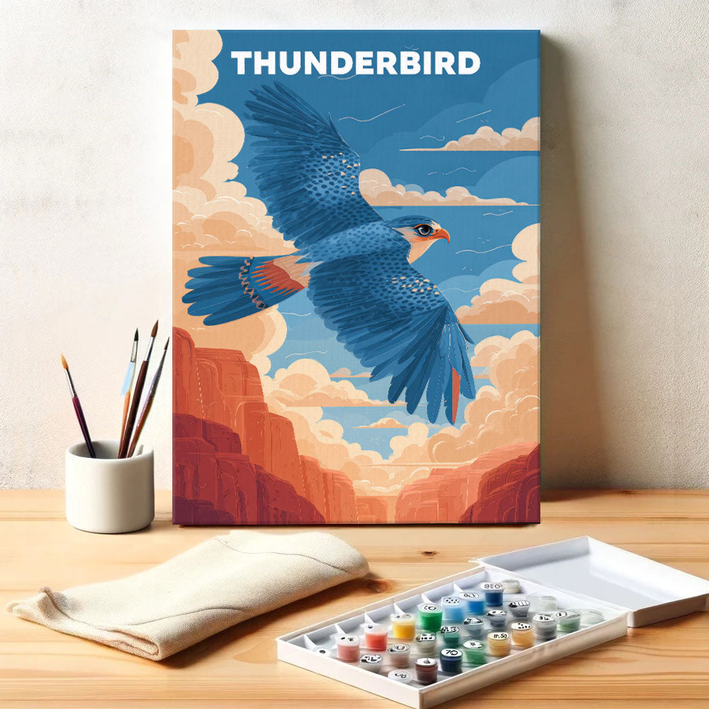 Thunderbird - American Legends | Paint by Numbers Kit