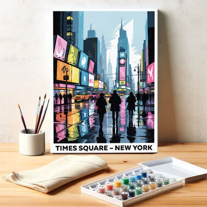Times Square, New York | US Landmark | Paint by Numbers Kit