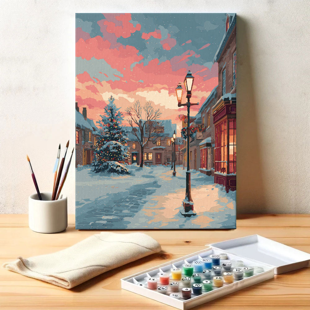 Town Glow | Paint by Numbers Kit