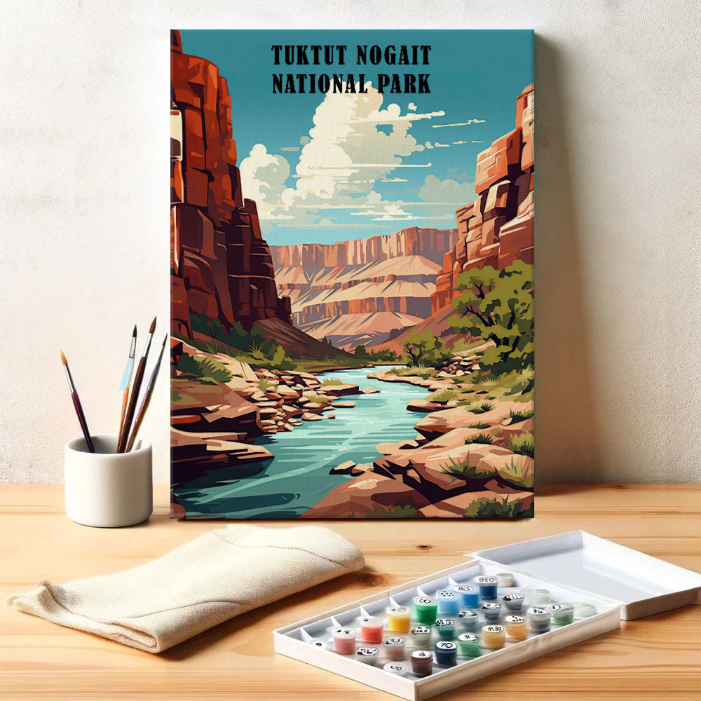 Tuktut Nogait National Park | Paint by Numbers Kit