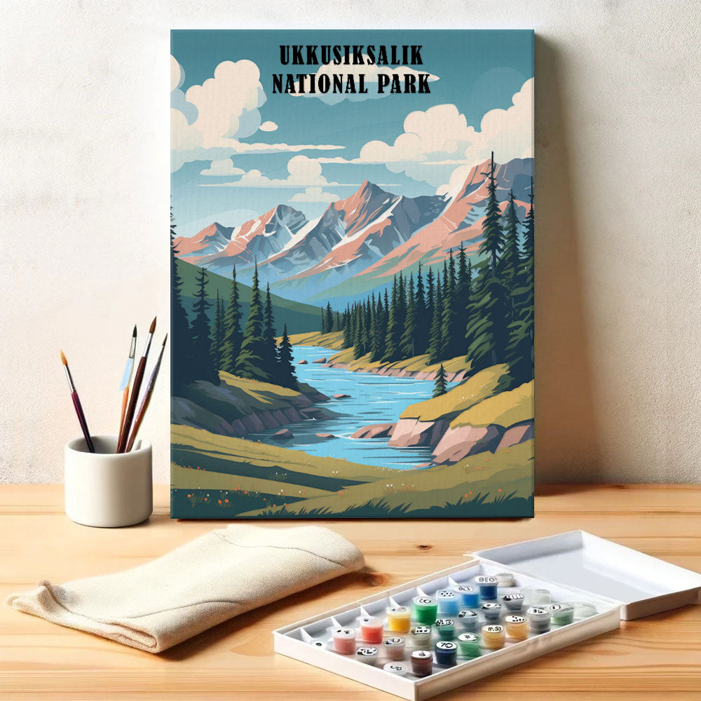 Ukkusiksalik National Park | Paint by Numbers Kit