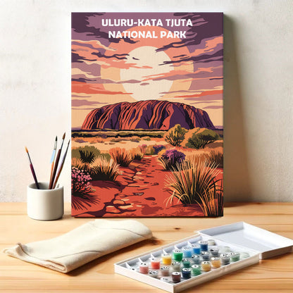 Uluru-Kata Tjuta AU National Park | Paint by Numbers Kit