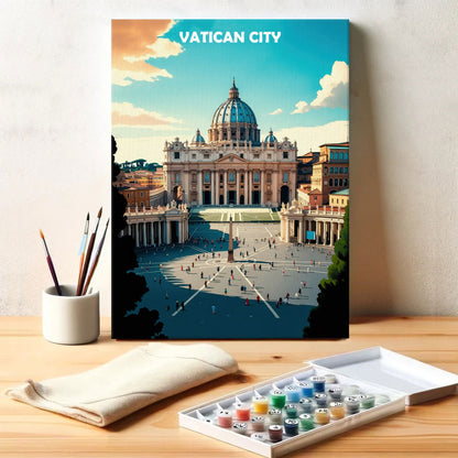 Vatican City - World Heritage | Paint by Numbers Kit