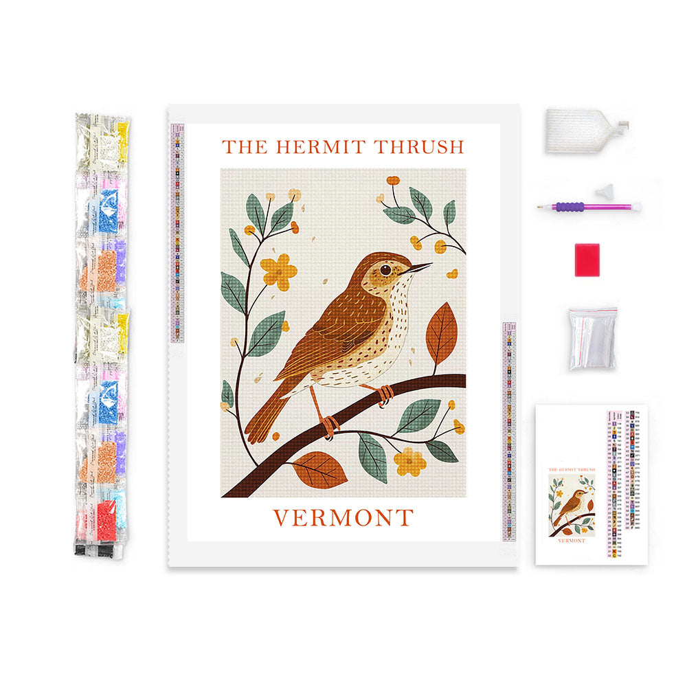 Vermont State Bird Diamond Painting