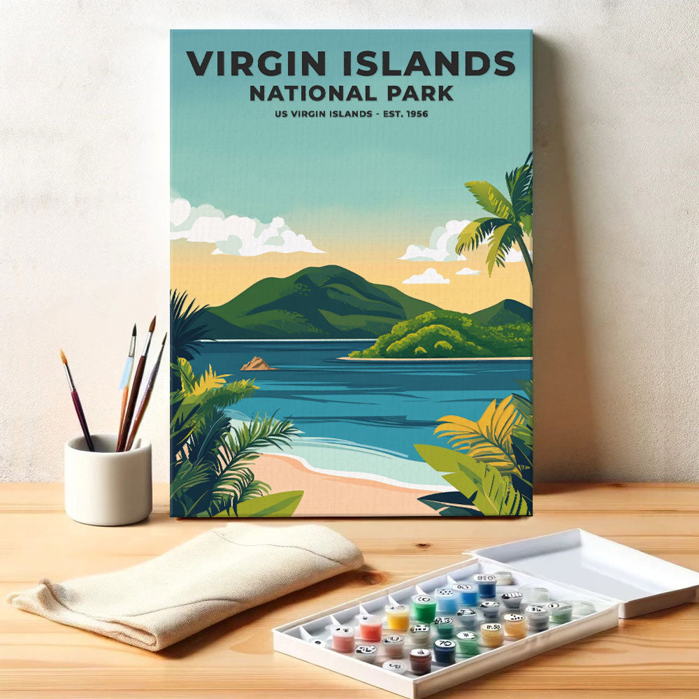 Virgin Islands National Park Heritage Edition | Paint by Numbers Kit