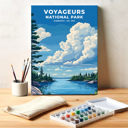 Voyageurs National Park Heritage Edition | Paint by Numbers Kit