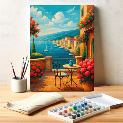 Seaside Balcony | Paint by Numbers Kit