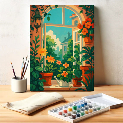 Window Garden | Paint by Numbers Kit