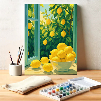 Lemon Window | Paint by Numbers Kit