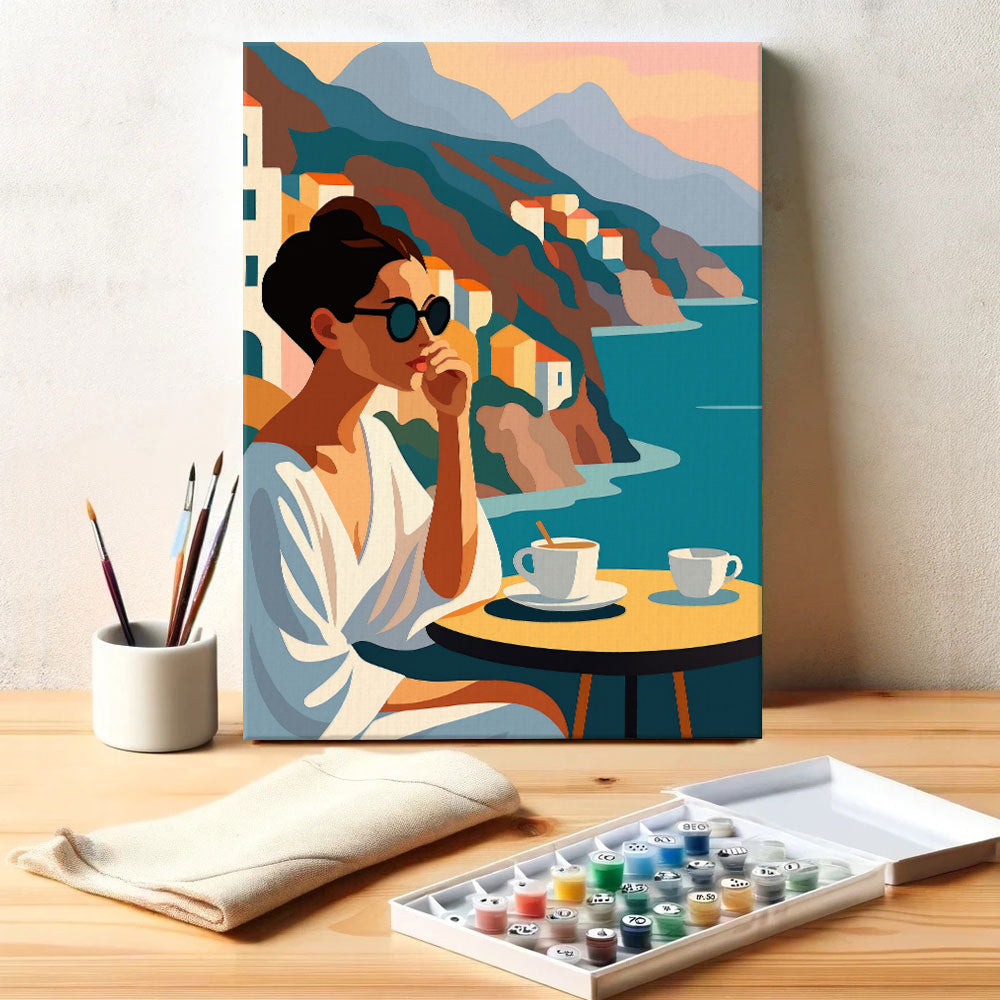 Coastal Cafe | Paint by Numbers Kit
