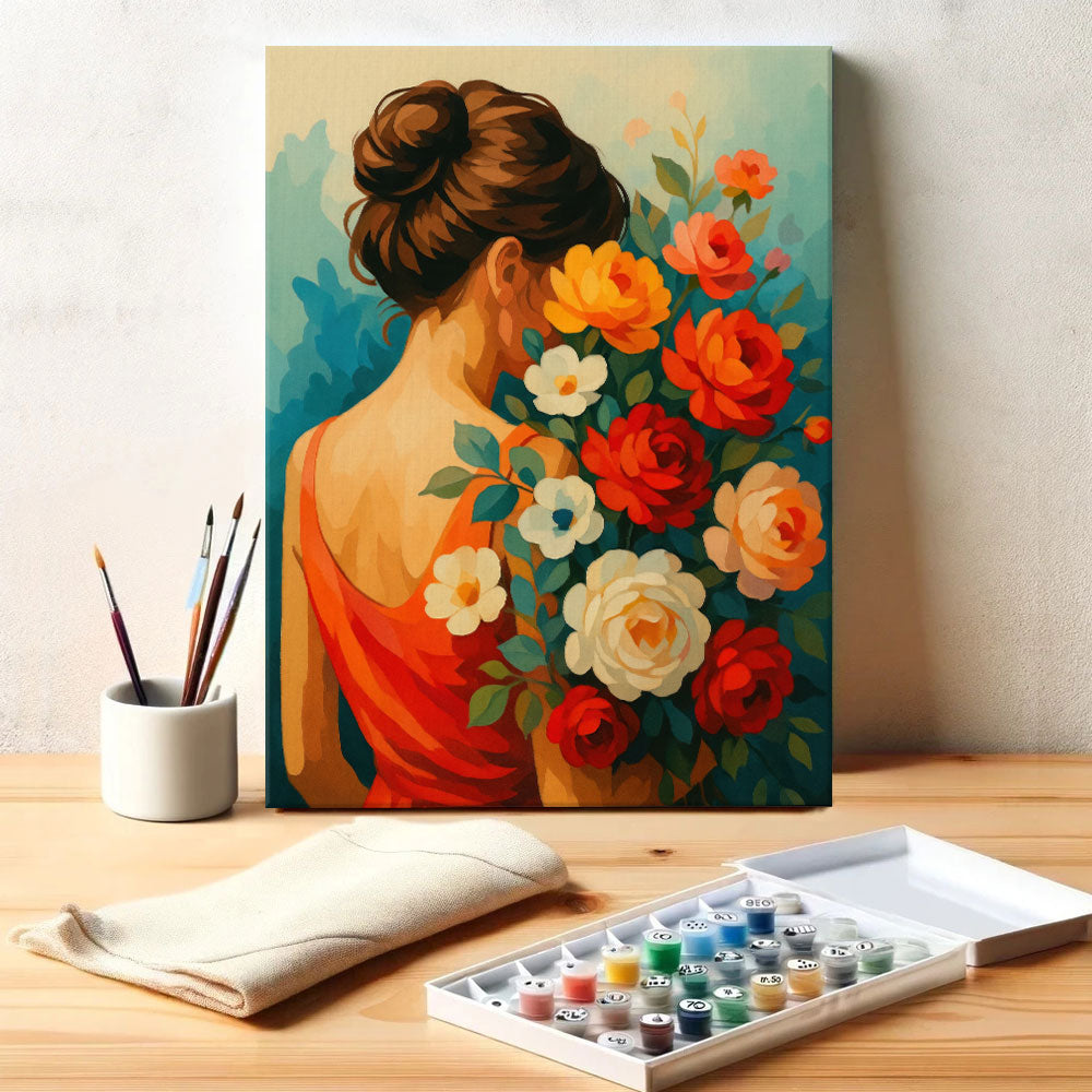 Flower Embrace | Paint by Numbers Kit