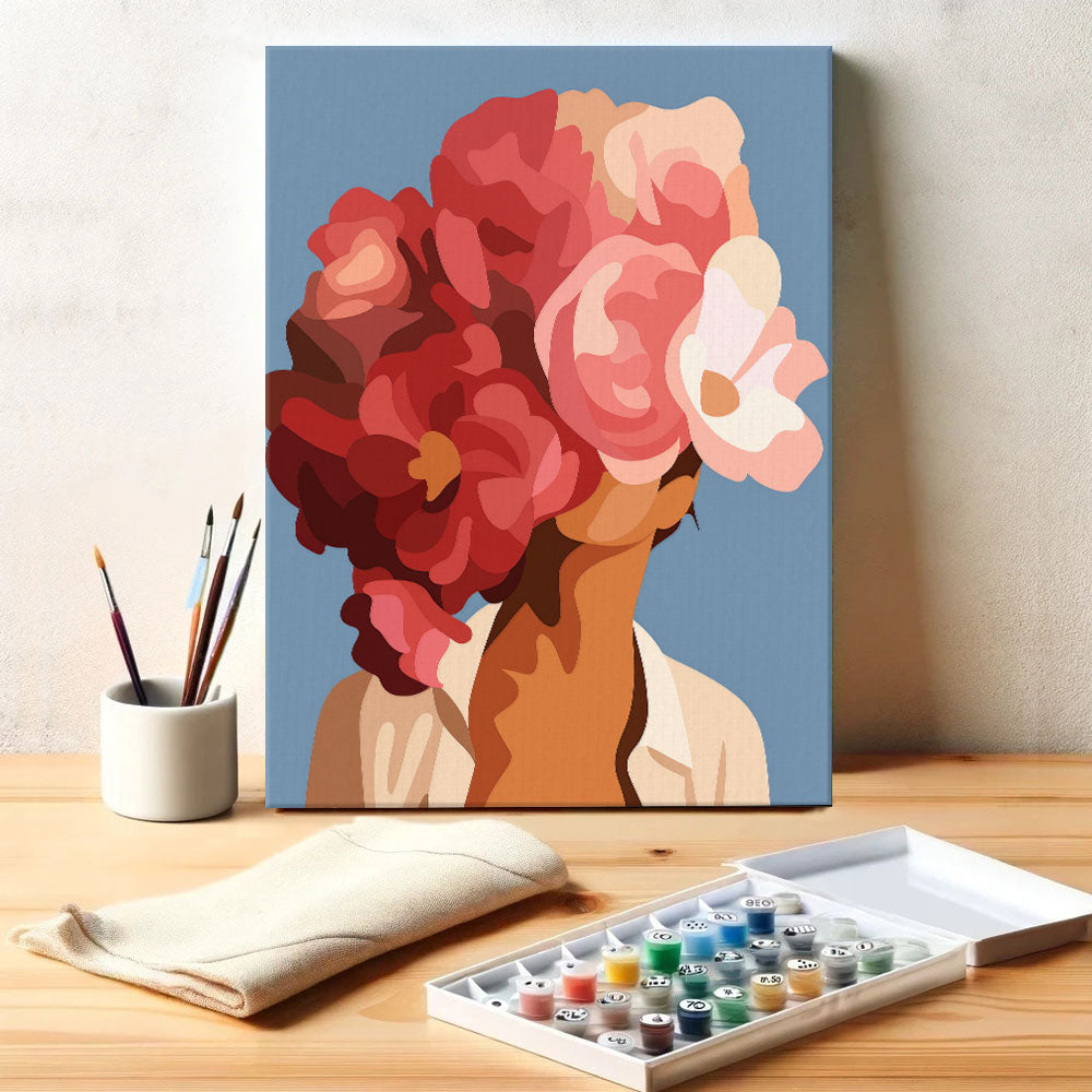 Floral Profile | Paint by Numbers Kit