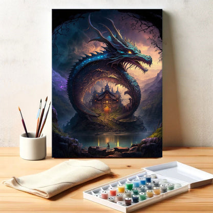 The Guardian of the Forbidden Sanctuary | Paint by Numbers Kit