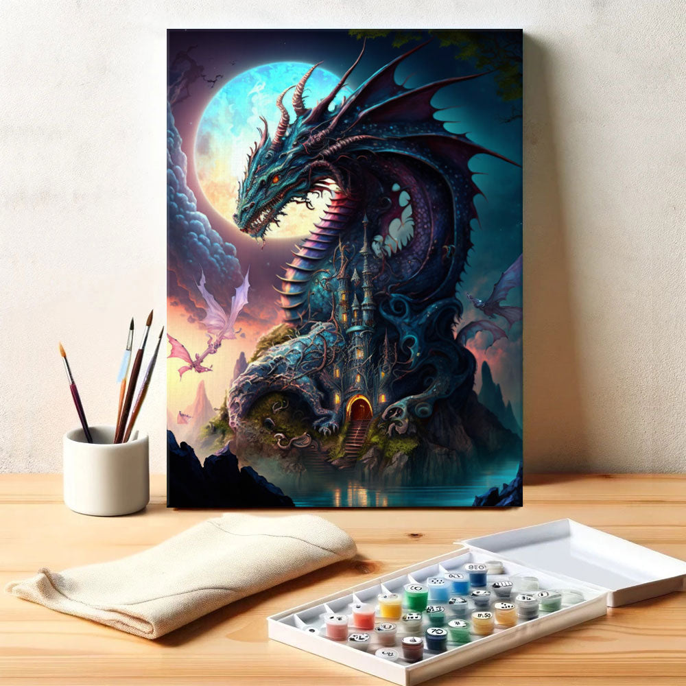 Moonfire Sentinel | Paint by Numbers Kit