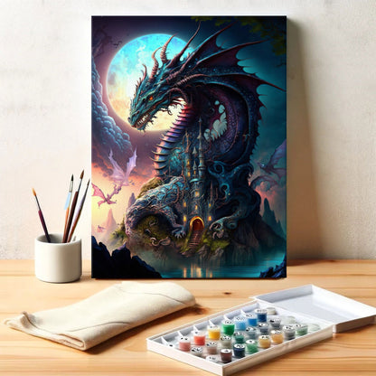 Moonfire Sentinel | Paint by Numbers Kit