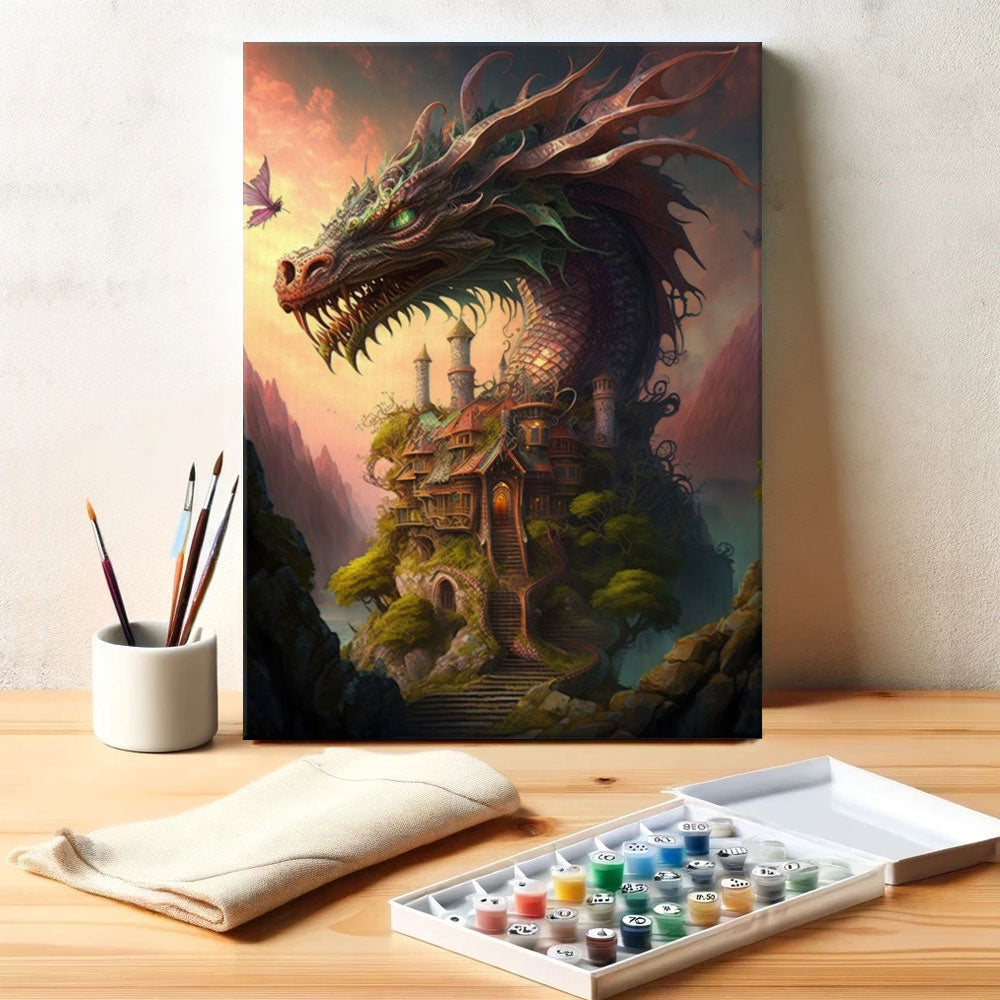 Emerald Guardian | Paint by Numbers Kit