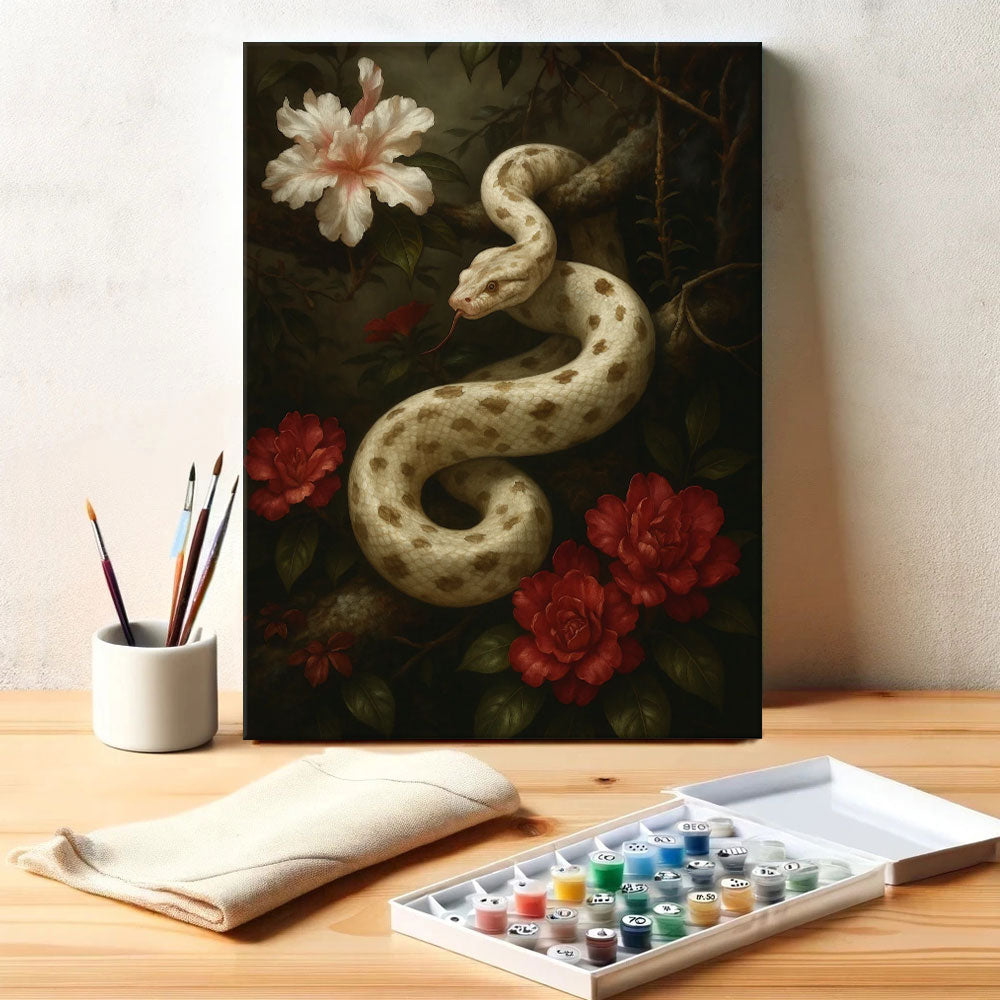 The Serpent’s Bloom | Paint by Numbers Kit