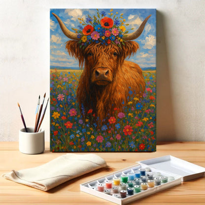 Highlands Cow | Paint by Numbers Kit