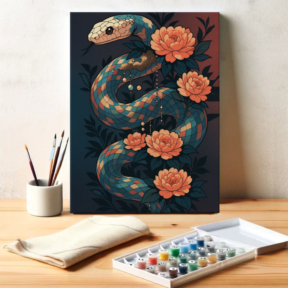 Pearls of the Serpent | Paint by Numbers Kit